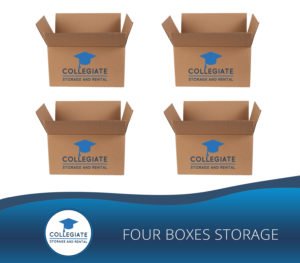 Four Boxes Collegiate Storage Rental