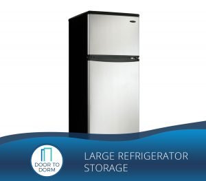 Large Refrigerator Storage - Door to Dorm
